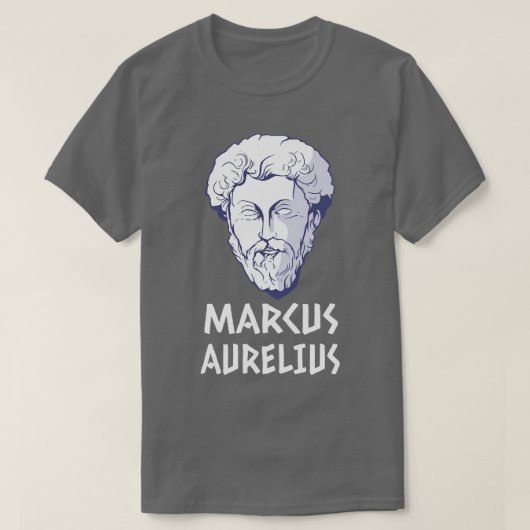 Marcus Aurelius Marcus Roman Kaiser Philosopher T-Shirt (Design vorne)