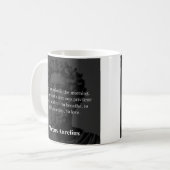 Marcus Aurelius morgendliche Reflexion: Dankbarkei Kaffeetasse (Vorderseite Links)