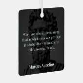 Marcus Aurelius' morgendliche Reflexion Ornament Aus Metall (Vorderseite Rechts)