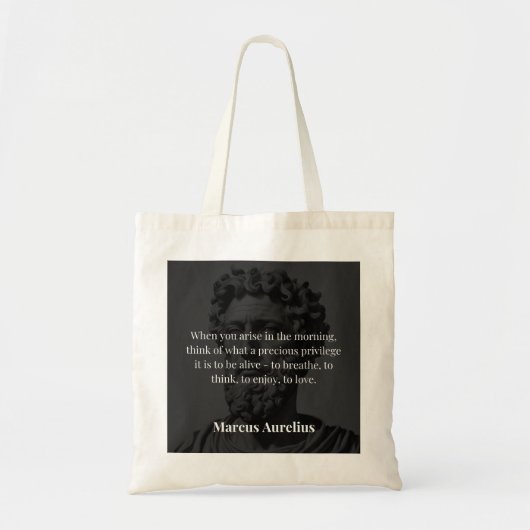 Marcus Aurelius' morgendliche Reflexion Tragetasche (Vorne)