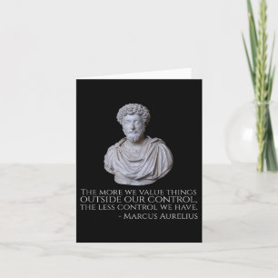 Marcus Aurelius - Philosophie des Motivierend Stoi Karte