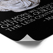 Marcus Aurelius - Philosophie des Motivierend Stoi Poster (Ecke)
