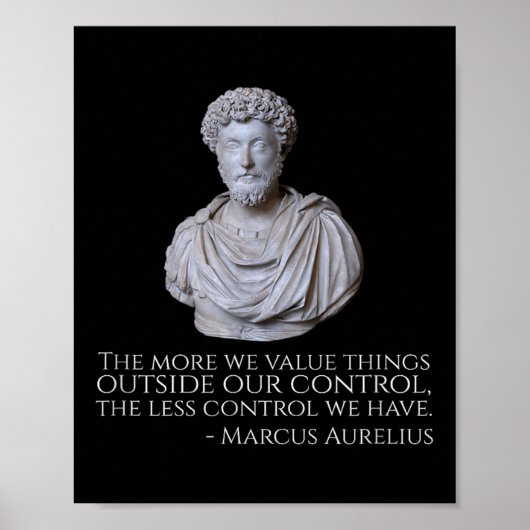 Marcus Aurelius - Philosophie des Motivierend Stoi Poster (Vorne)