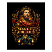 Marcus Aurelius Poster (Vorderseite)