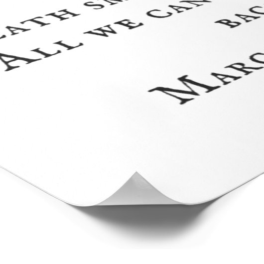 Marcus Aurelius Poster (Ecke)