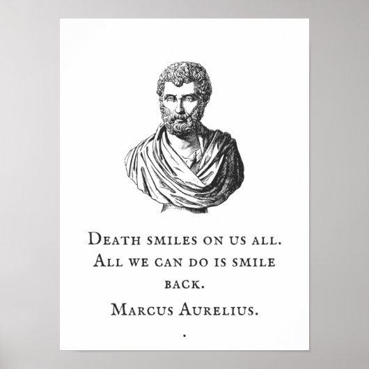 Marcus Aurelius Poster (Vorne)