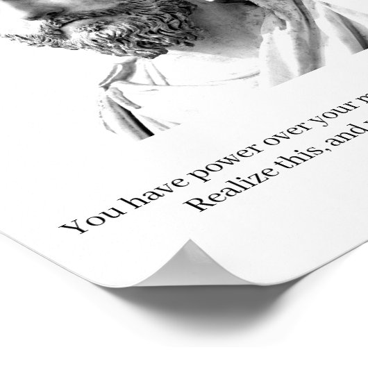 Marcus Aurelius Poster (Ecke)