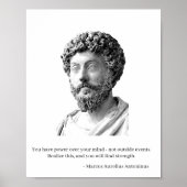 Marcus Aurelius Poster (Vorne)