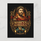 Marcus Aurelius Postkarte (Vorderseite)