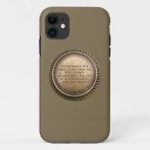 Marcus Aurelius Quote Opinionated Coin Case-Mate iPhone Hülle (Rückseite)