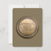 Marcus Aurelius Quote Opinionated Coin Mitteilungskarte (Vorderseite)