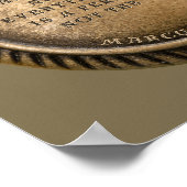 Marcus Aurelius Quote Opinionated Coin Poster (Ecke)