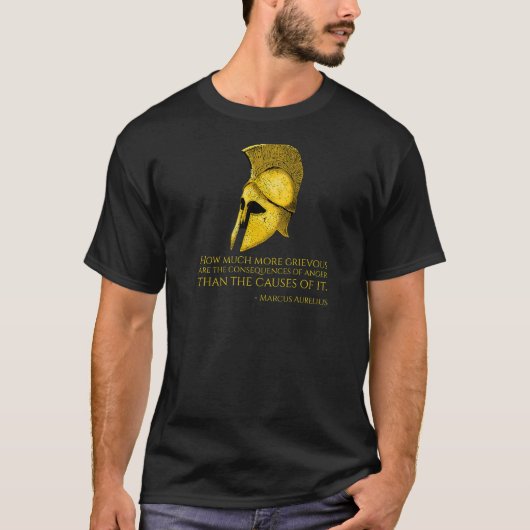 Marcus Aurelius Quote Phi T-Shirt (Vorderseite)