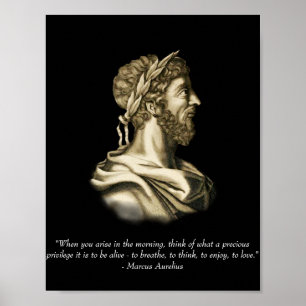 Marcus Aurelius Quote Poster