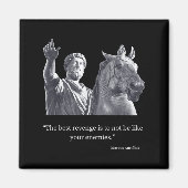 Marcus Aurelius Quote Stoicism Stoics Amor Fati Me Magnet (Vorne)
