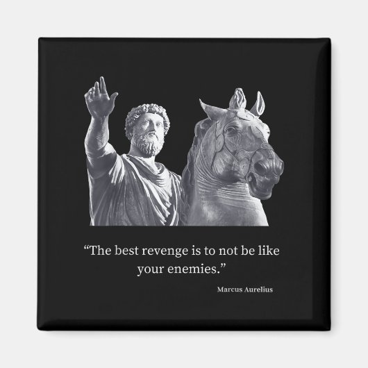 Marcus Aurelius Quote Stoicism Stoics Amor Fati Me Magnet (Vorne)