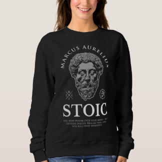 Marcus Aurelius Quote u201CFind Strengthu201D Stoi Sweatshirt