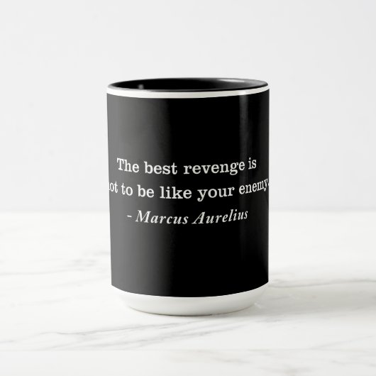 Marcus Aurelius Rache Stoic Quote T - Shirt Tasse (Zentrum)