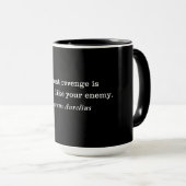 Marcus Aurelius Rache Stoic Quote T - Shirt Tasse (VorderseiteRechts)