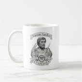 Marcus Aurelius Roman Kaiser Kaffeetasse (Links)