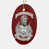 Marcus Aurelius Roman Kaiser Keramik Ornament (Links)