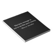 Marcus Aurelius Rvenge Stoic Quote Notepad Notizblock (angewinkelt)