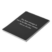 Marcus Aurelius Rvenge Stoic Quote Notepad Notizblock (Rotiert)