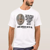 Marcus Aurelius Sie werden Erholung vergebliche Fa T-Shirt (Vorderseite)