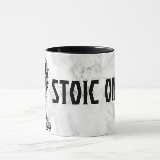 Marcus Aurelius - Stoic On! Tasse (Zentrum)