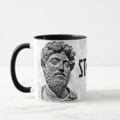 Marcus Aurelius - Stoic On! Tasse (Links)