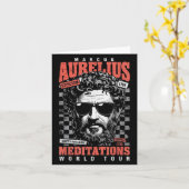 Marcus Aurelius Stoic Philosoper Quote Motivationa Karte (Gelbe Blume)