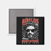 Marcus Aurelius Stoic Philosoper Quote Motivationa Magnet (Vorderseite/Rückseite)
