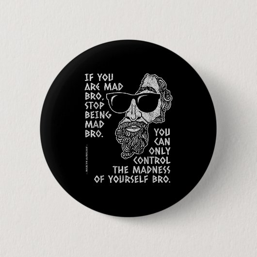 Marcus Aurelius Stoic Philosopher Ancient Roman Jo Button (Vorderseite)