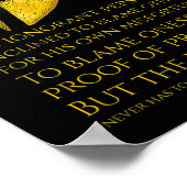 Marcus Aurelius Stoic Philosophy Quote - Roman Sto Poster (Ecke)