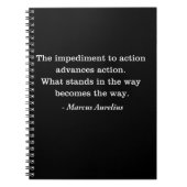 Marcus Aurelius Stoic Quote Notizblock (Vorderseite)