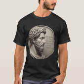 Marcus Aurelius Stoic Quote T-Shirt (Vorderseite)