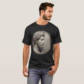 Marcus Aurelius Stoic Quote T-Shirt (Vorne ganz)