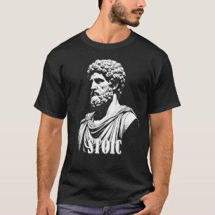 Marcus Aurelius Stoic Wisdom T - Shirt für Männer