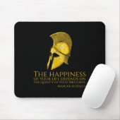 Marcus Aurelius Stoic Zitat über Glück - Roman Ph Mousepad (Mit Mouse)