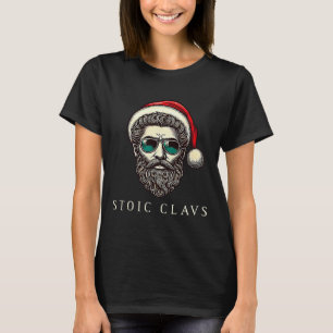 Marcus Aurelius Stoiker Weihnachtsmann Stoizismus T-Shirt