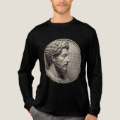 Marcus Aurelius Stoiker Zitat Sweatshirt Tri-Blend Shirt (Vorderseite)