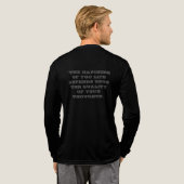 Marcus Aurelius Stoiker Zitat Sweatshirt Tri-Blend Shirt (Voller Rücken)
