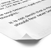 Marcus Aurelius Stoische Meditationen. Glänzende P Poster (Ecke)