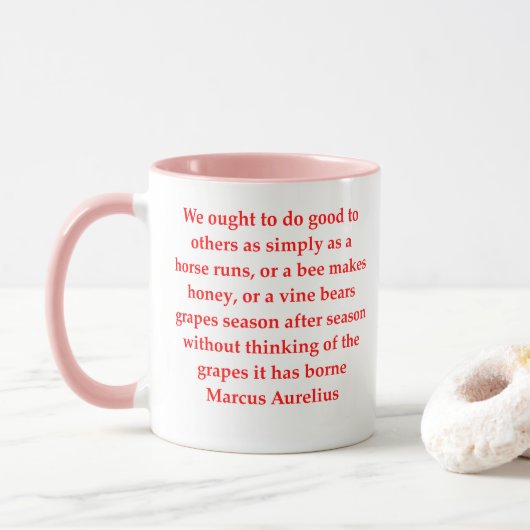 Marcus aurelius tasse (Mit Donut)