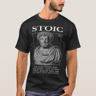 Marcus Aurelius u201CFind Strengthu201D Stoicism Q T-Shirt