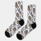 Marcus Aurelius Universum Lebensgedanken Zitat Socken (Linkes Detail)