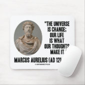 Marcus Aurelius Universum verändert unser Leben is Mousepad (Mit Mouse)