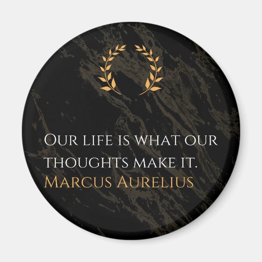 Marcus Aurelius Wahrheit: Leben gestalten Magnet (Vorne)