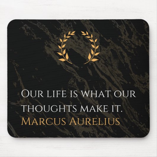 Marcus Aurelius Wahrheit: Leben gestalten Mousepad (Vorne)