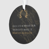 Marcus Aurelius Wahrheit: Leben gestalten Ornament (Vorderseite)